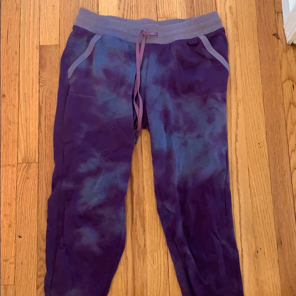 Tie dye purple joggers!
